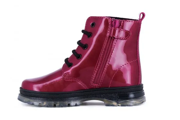 Pablosky Magenta Patent Boot