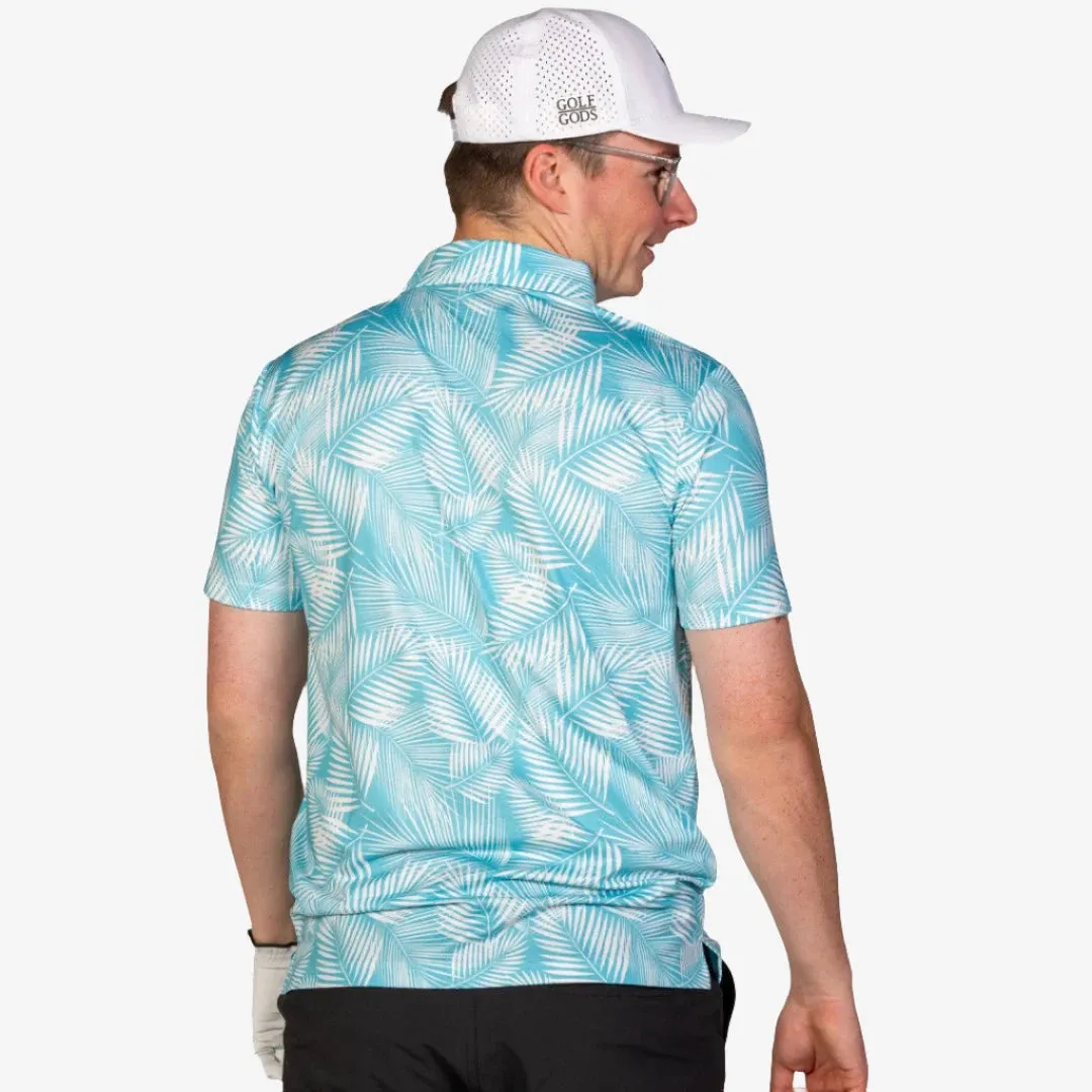 Palm Leaf Cool Tech Performance Golf Polo