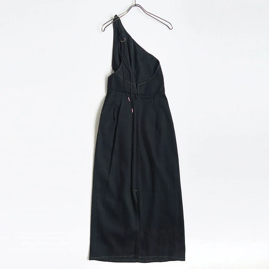 【PHOTOCOPIEU/フォトコピュー】ONE-SHOULDER DRAWSTRING DRESS (GALLA D) 242GLD