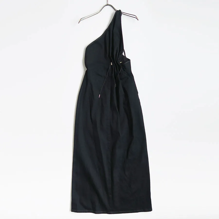 【PHOTOCOPIEU/フォトコピュー】ONE-SHOULDER DRAWSTRING DRESS (GALLA D) 242GLD