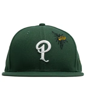 Politics x New Era Busy Being Nice 59FIFTY Fitted Hat - Green