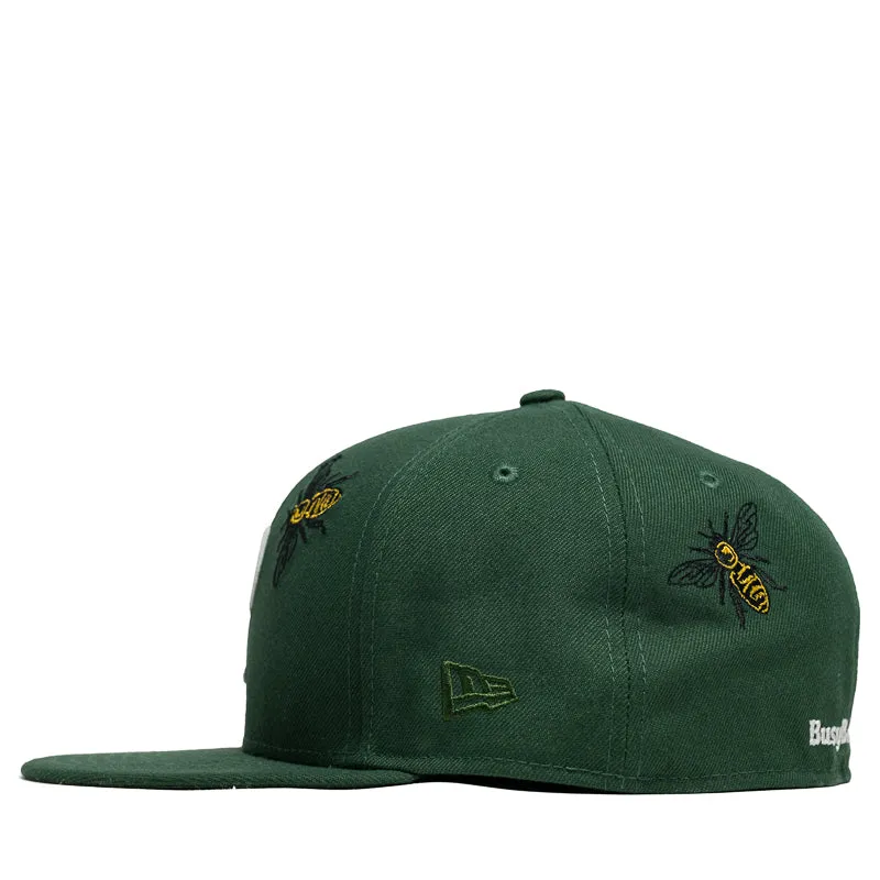 Politics x New Era Busy Being Nice 59FIFTY Fitted Hat - Green