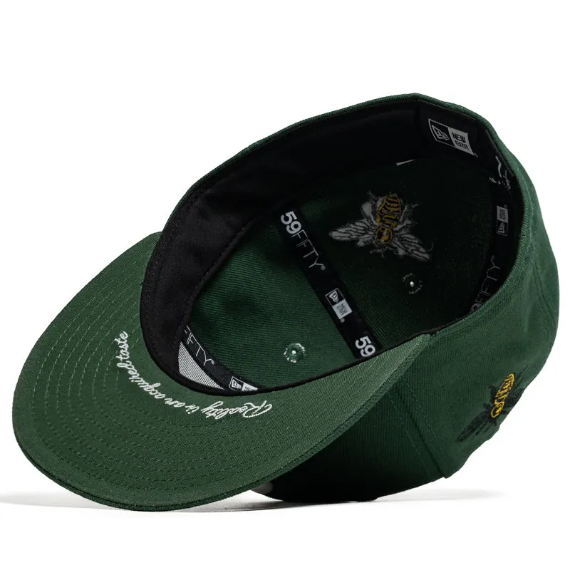 Politics x New Era Busy Being Nice 59FIFTY Fitted Hat - Green