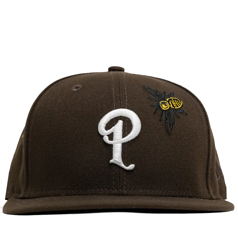 Politics x New Era Busy Being Nice 59FIFTY Fitted Hat - Walnut