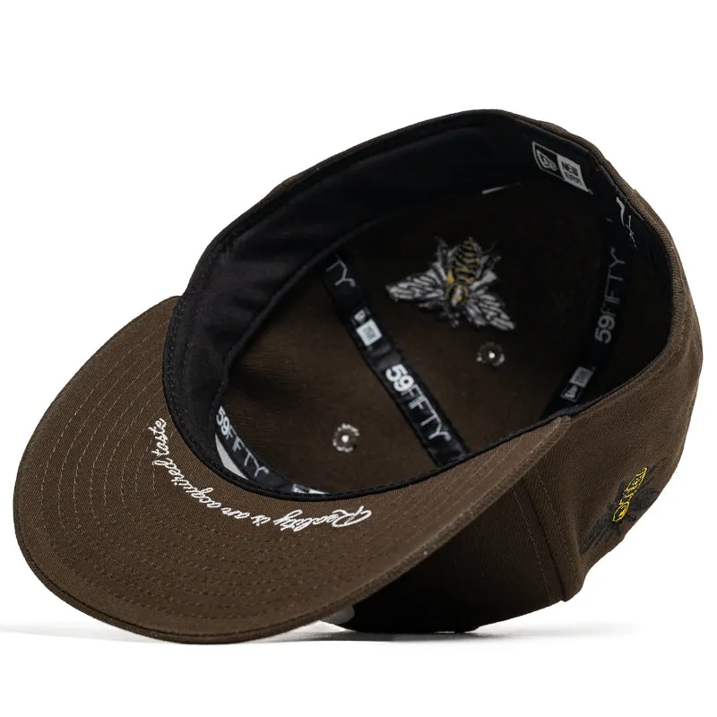 Politics x New Era Busy Being Nice 59FIFTY Fitted Hat - Walnut