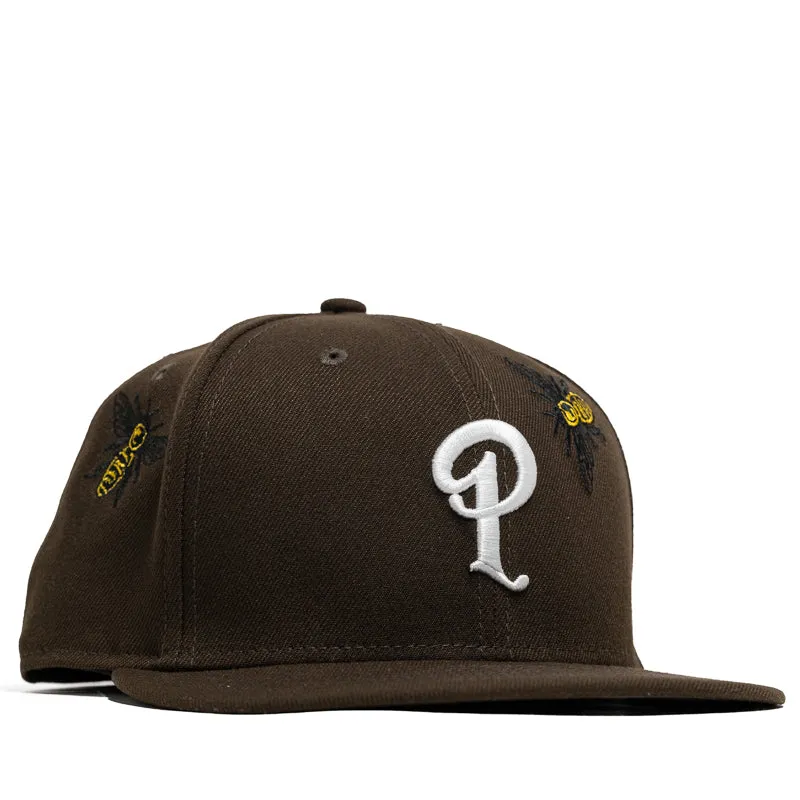 Politics x New Era Busy Being Nice 59FIFTY Fitted Hat - Walnut