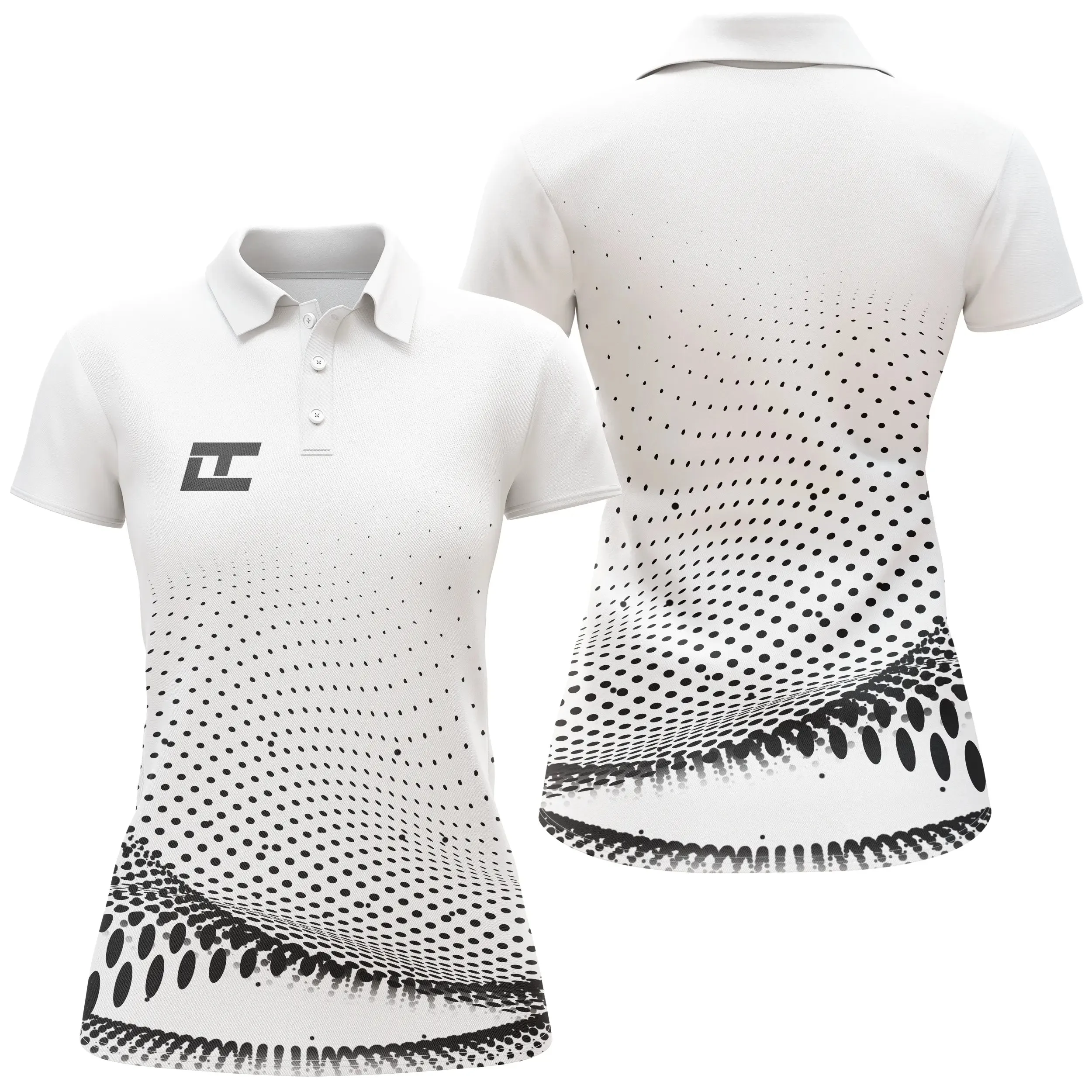 Polo à Séchage Rapide, Polo de Sport Homme Femme, T-Shirts de Golf, Cadeau Golfeur Légers Hauts à Manches Courtes d'té - CTS1005