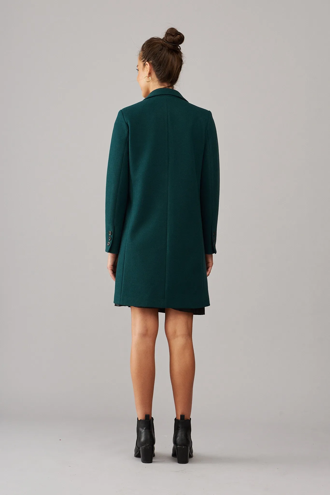 Prato Coat In Emerald