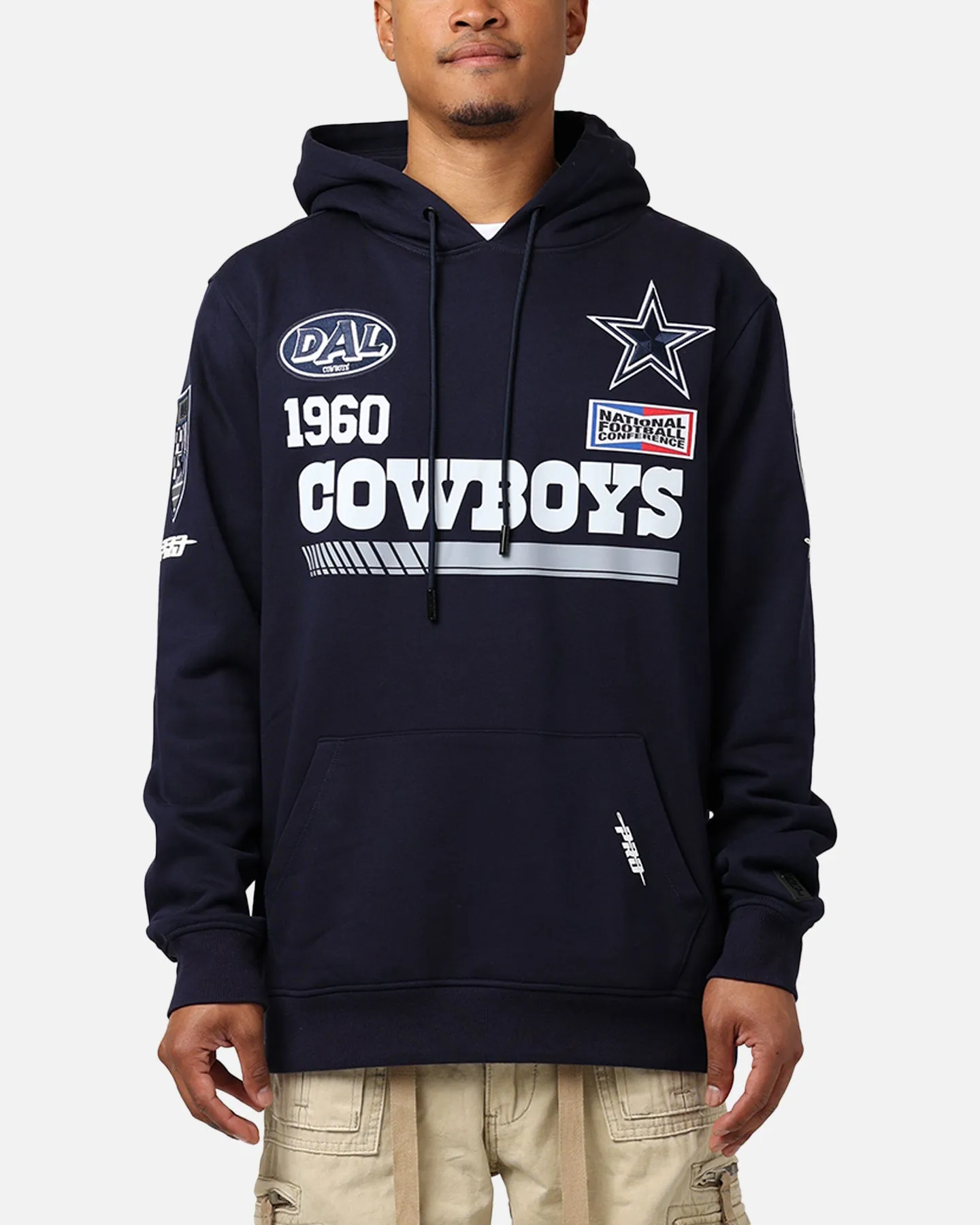 Pro Standard Dallas Cowboys Fast Lane Hoodie Midnight Navy