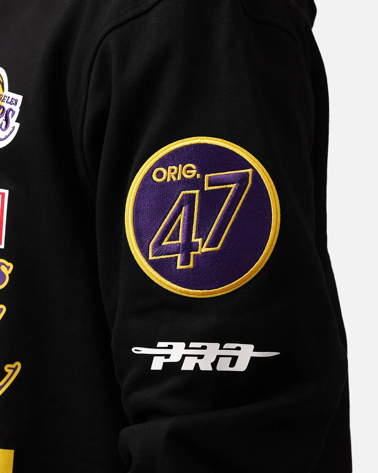 Pro Standard Los Angeles Lakers Fast Lane Hoodie Black