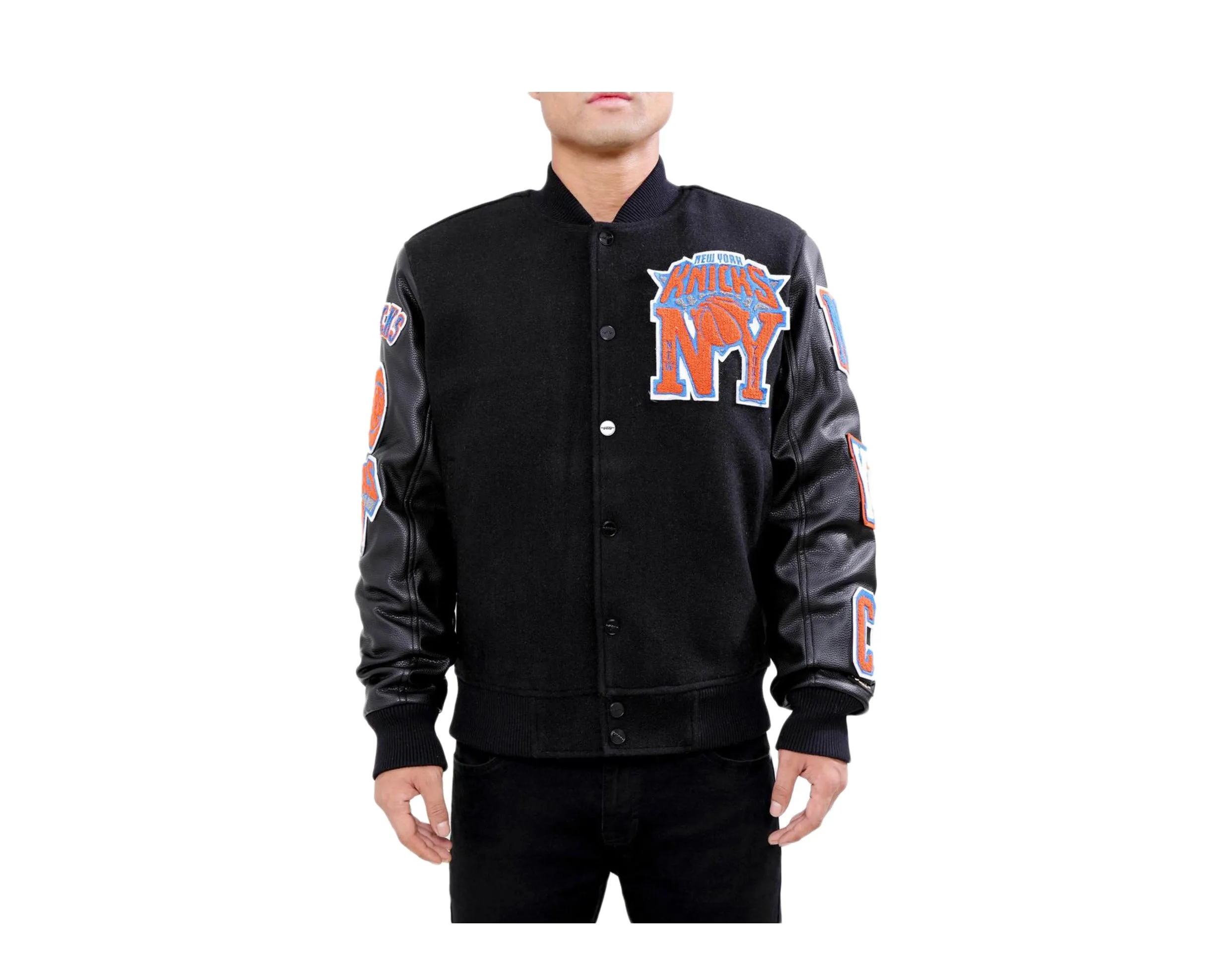 Pro Standard New York Knicks Blended Logo Varsity Men's Jacket