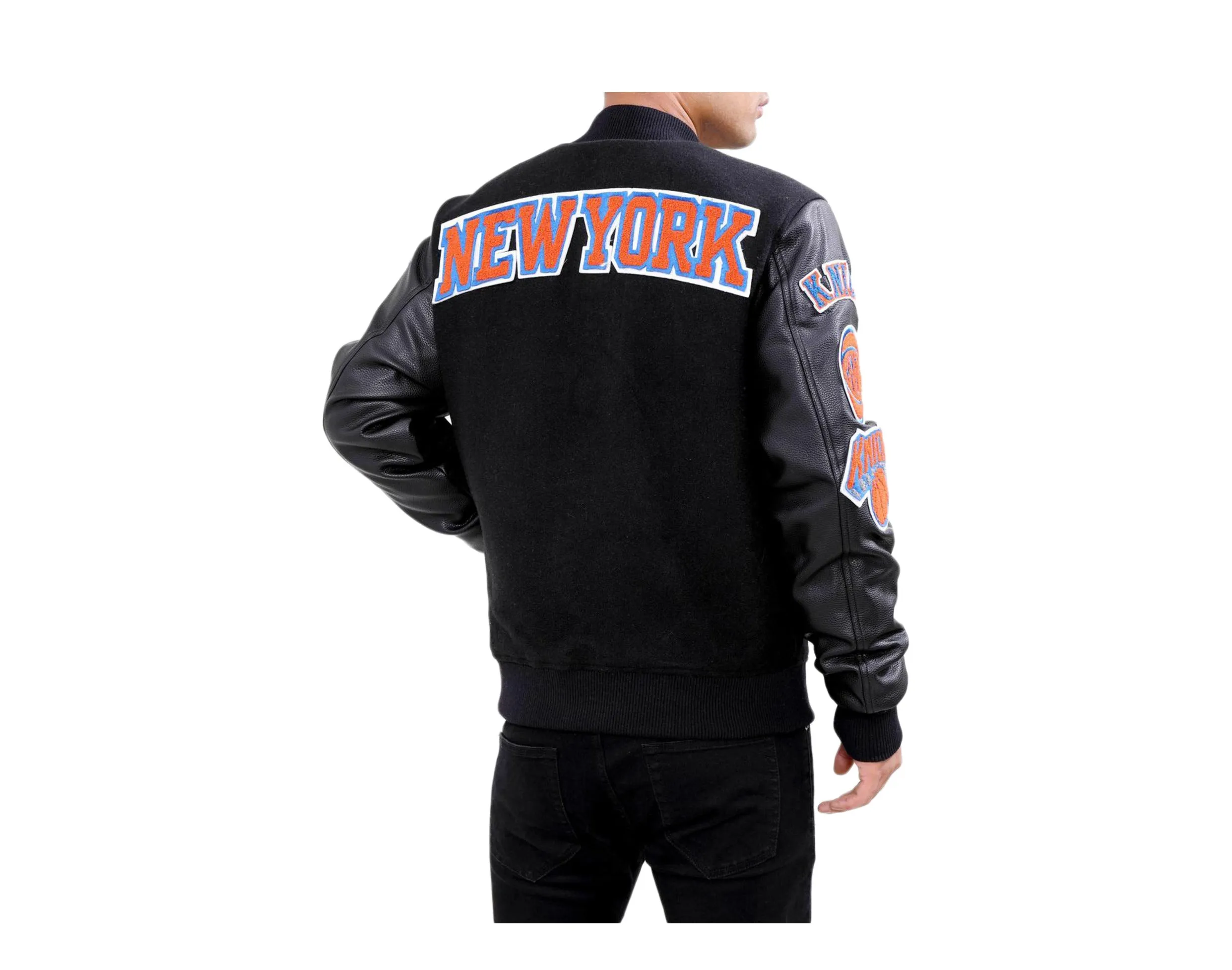 Pro Standard New York Knicks Blended Logo Varsity Men's Jacket