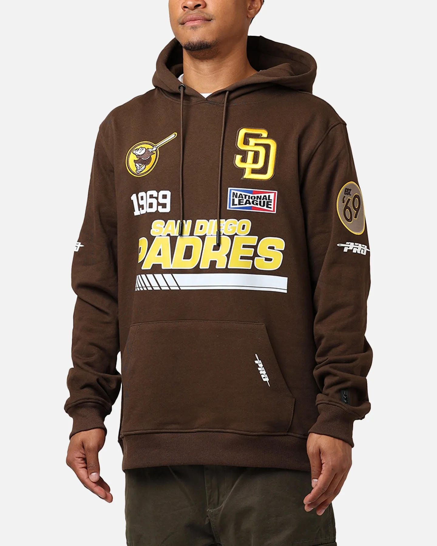 Pro Standard San Diego Padres Fast Lane Hoodie Brown