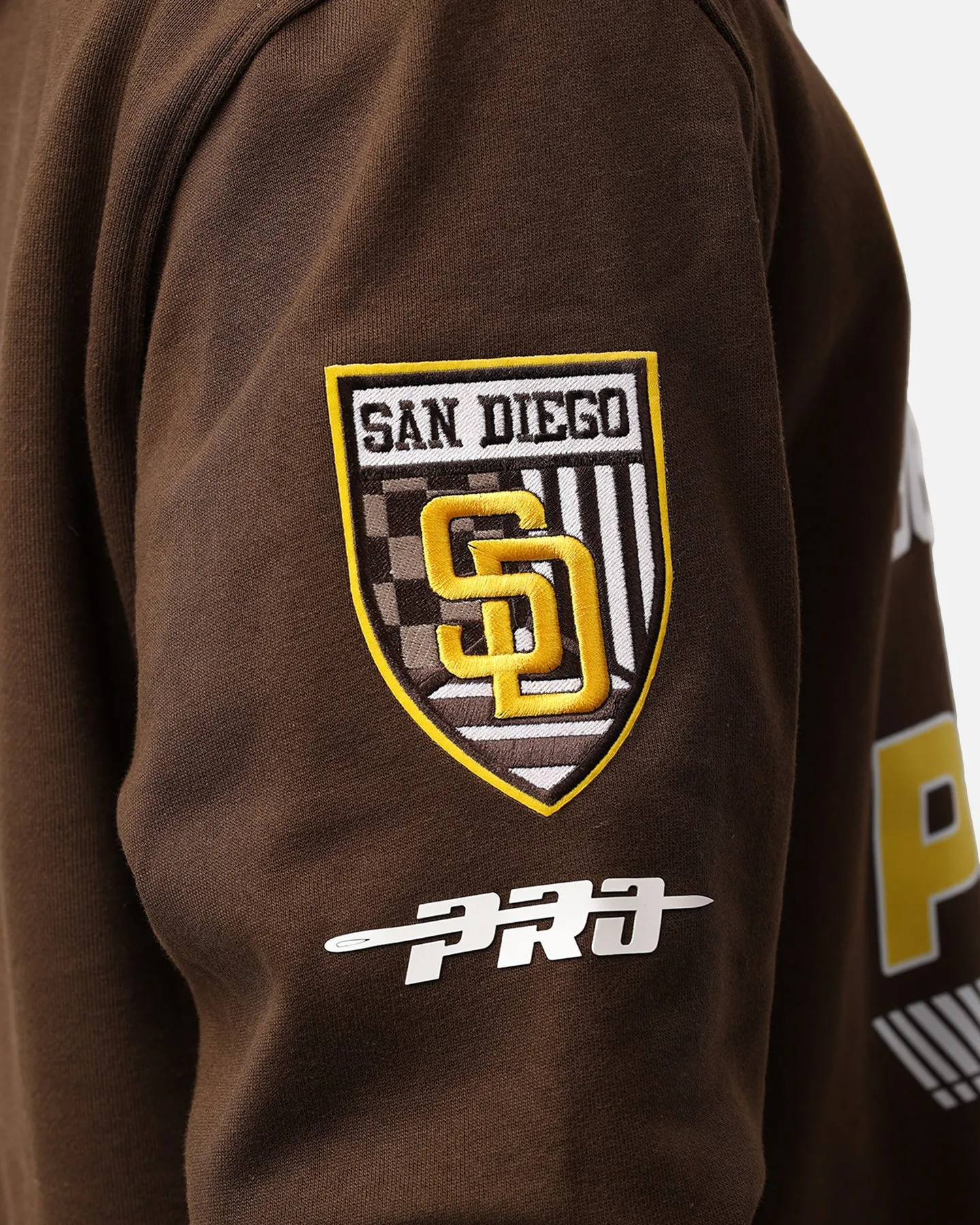 Pro Standard San Diego Padres Fast Lane Hoodie Brown