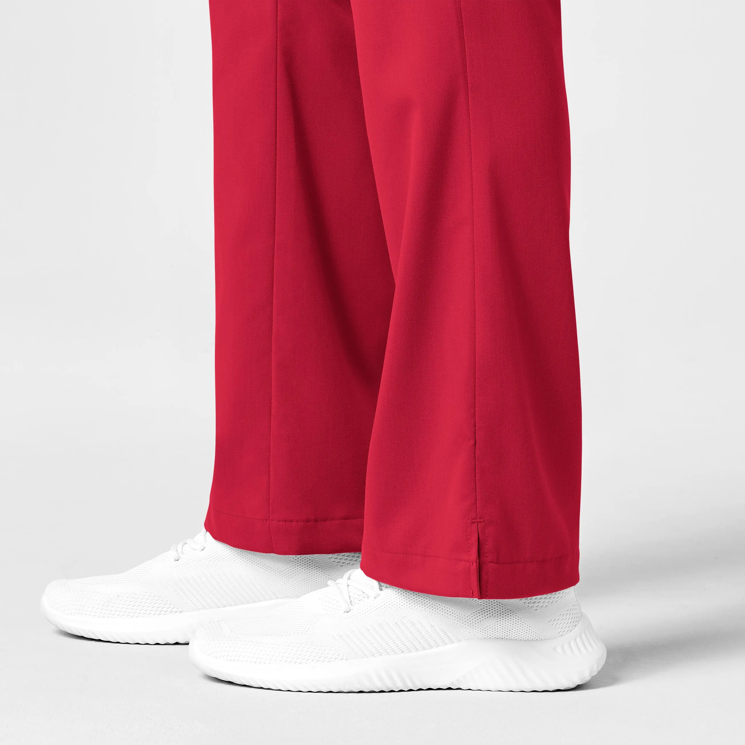 PRO Women's Moderate Flare Leg Scrub Pant - Red