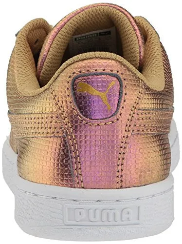 PUMA Women's Basket Holographic Fashion Sneaker-puma