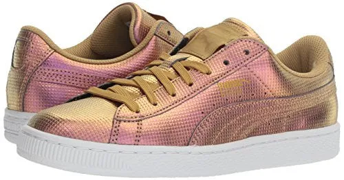 PUMA Women's Basket Holographic Fashion Sneaker-puma