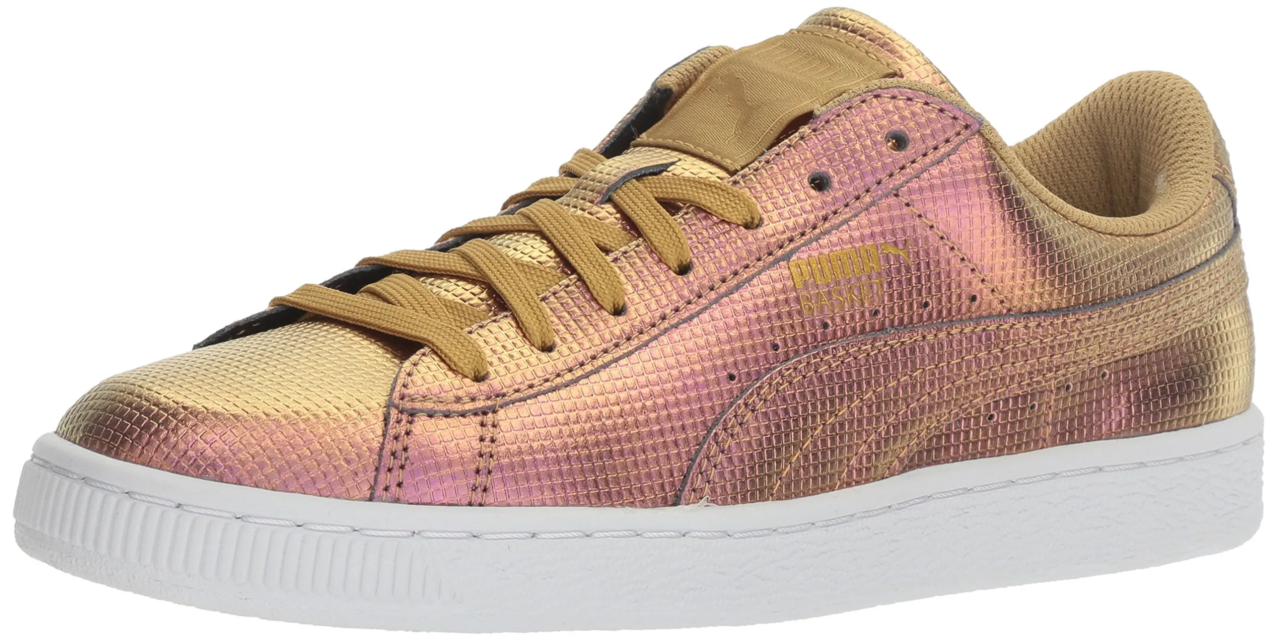 PUMA Women's Basket Holographic Fashion Sneaker-puma