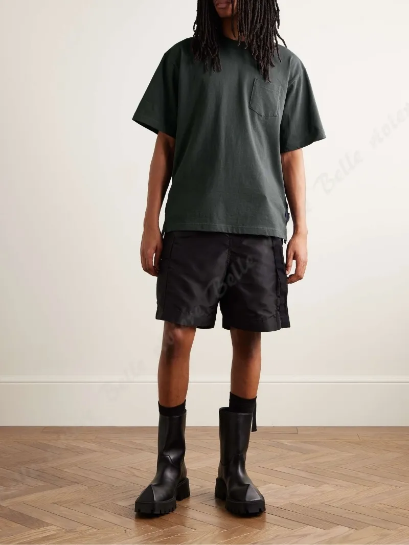 sacai  |Street Style Plain Cotton Short Sleeves Designers T-Shirts