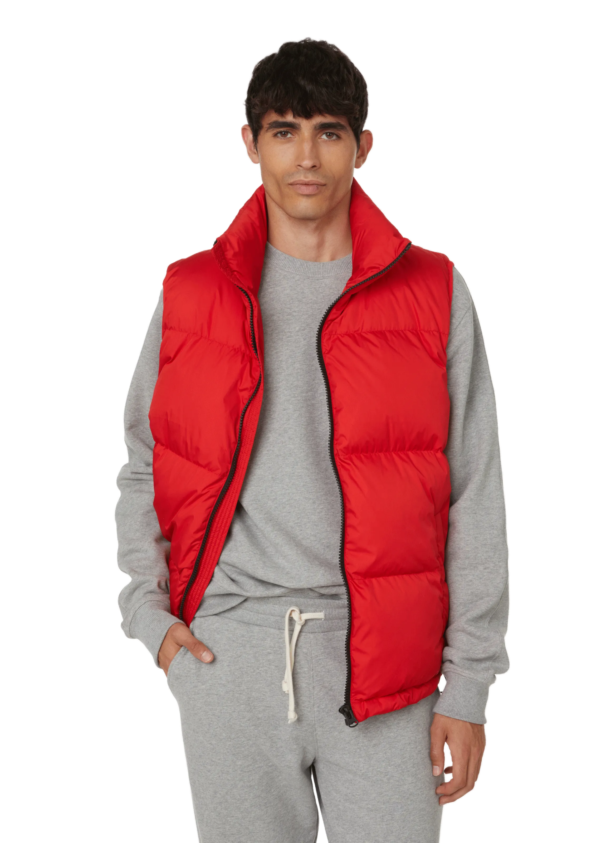 Saison 1865  Sleeveless down jacket - Red