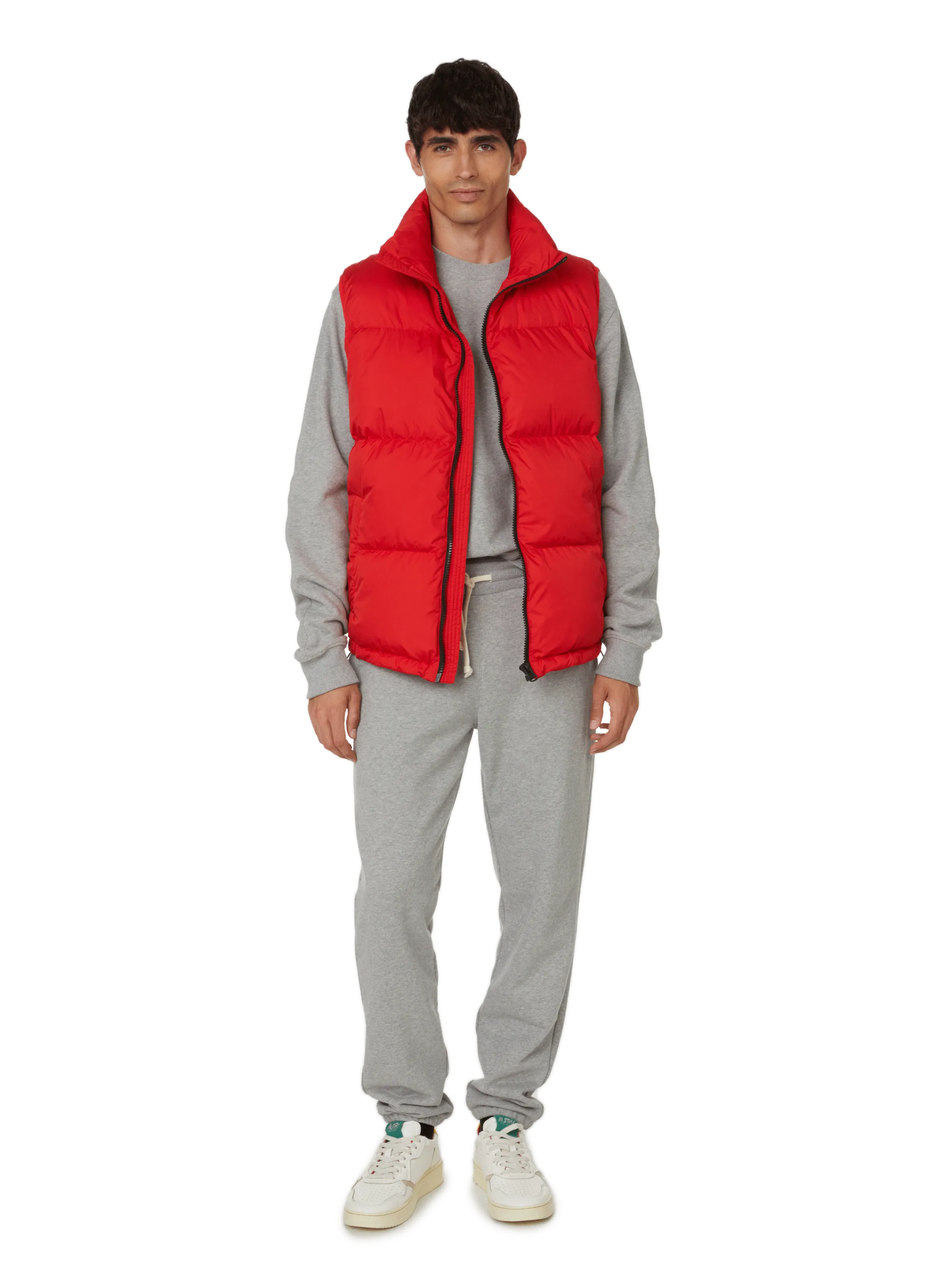 Saison 1865  Sleeveless down jacket - Red