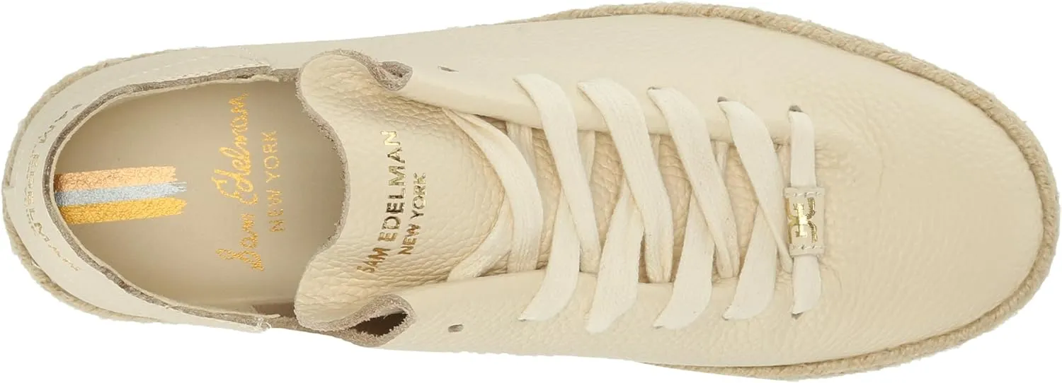 Sam Edelman Womens Poppy Jute Lace Up Sneaker