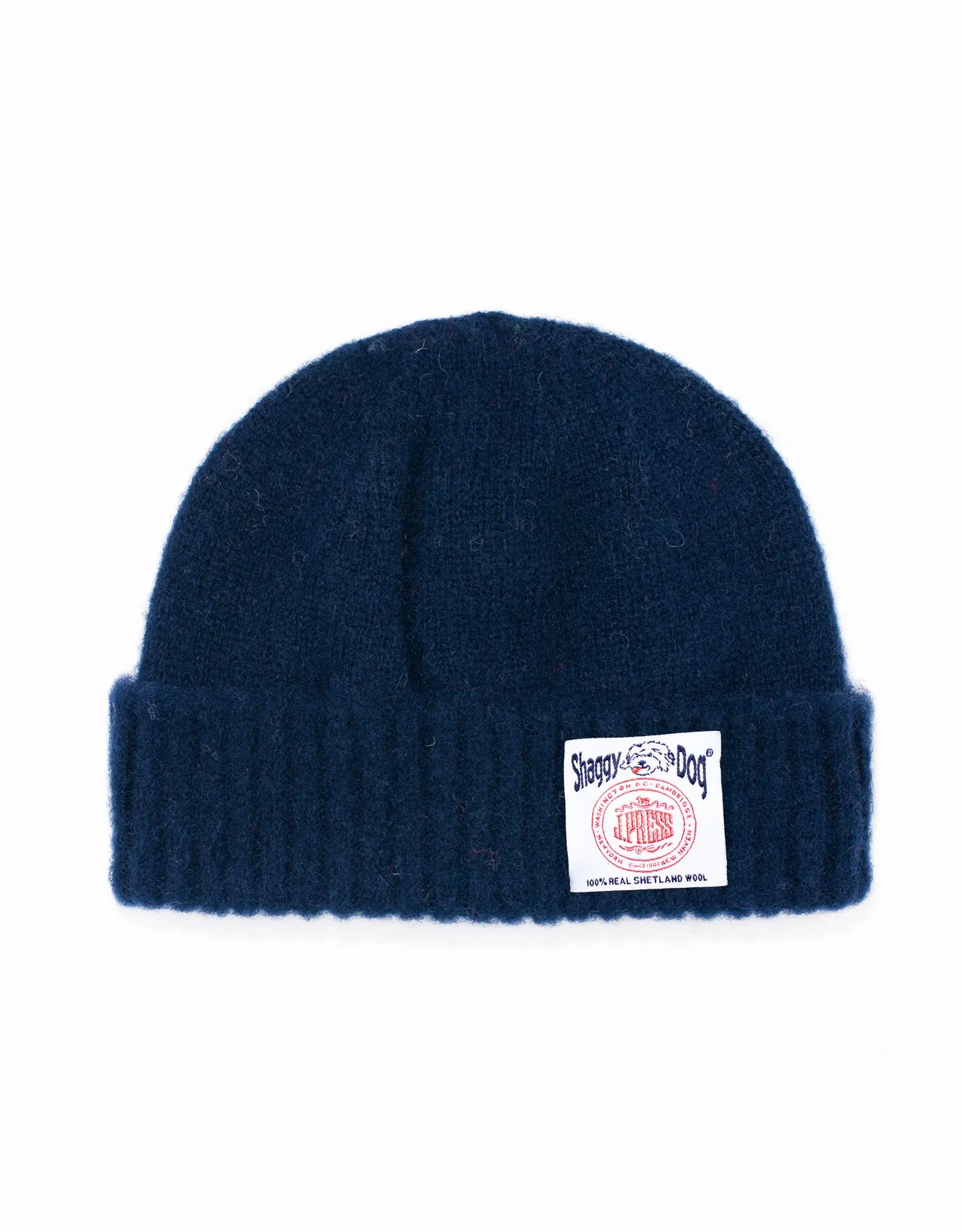 SHAGGY DOG CUFFED HAT - NAVY