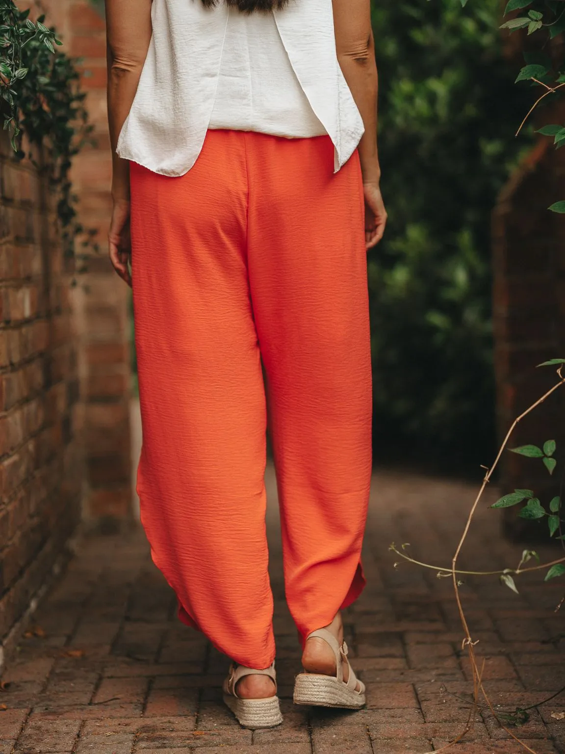 Side Split Wide Leg Trousers Sofia