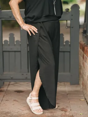 Side Split Wide Leg Trousers Sofia