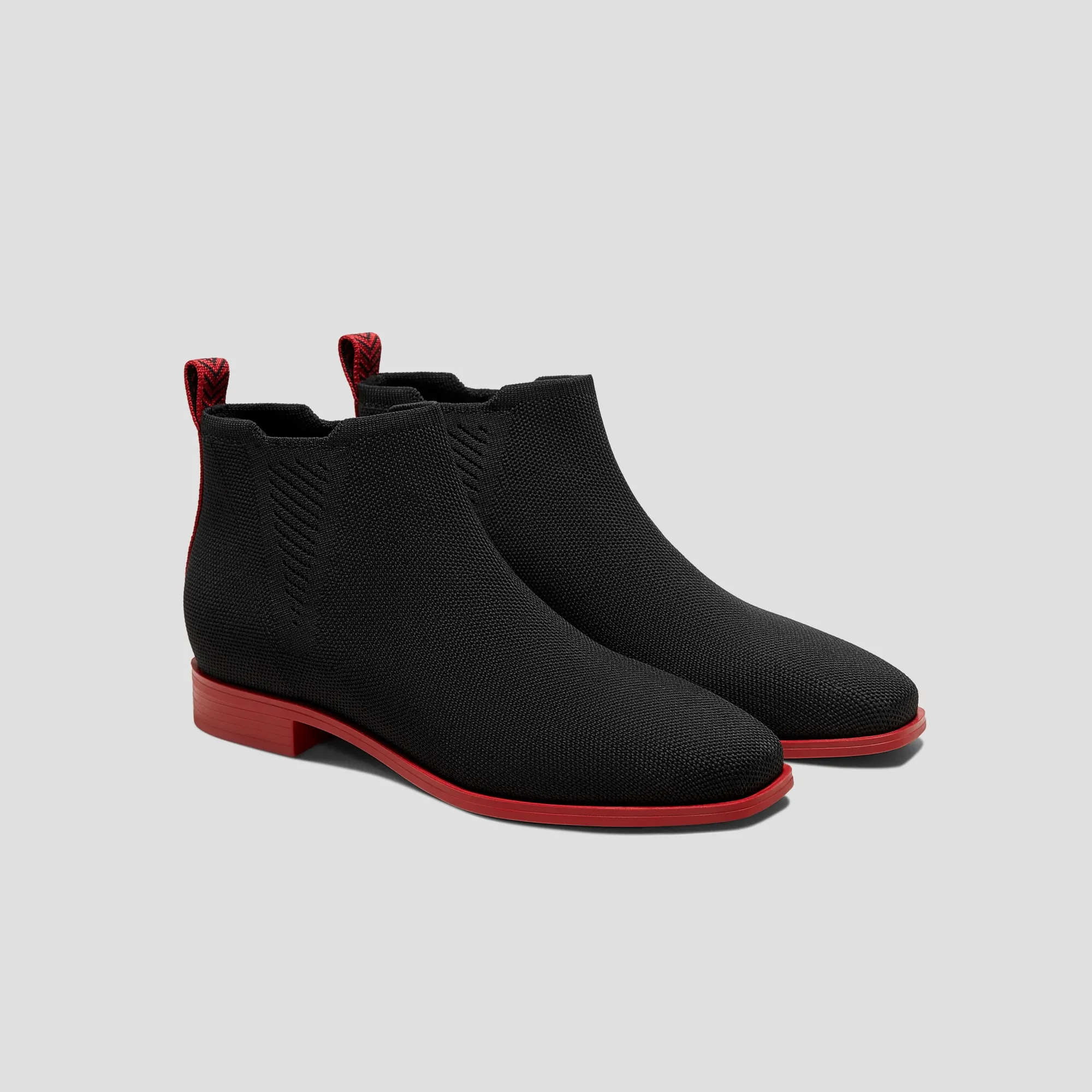   Slip-On Square-Toe Ankle Chelsea Boots (Ryan Slip-On)