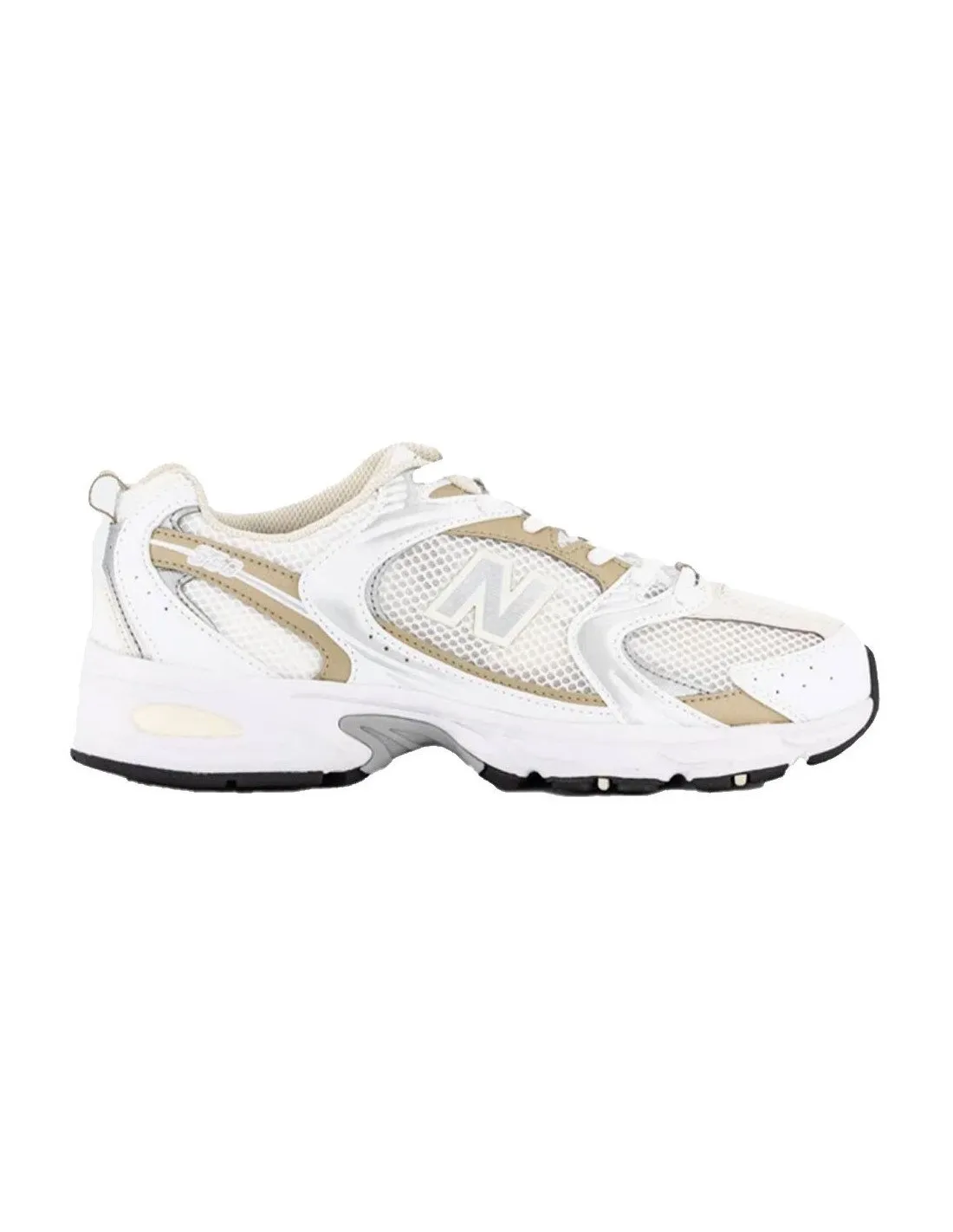 Sneakers New Balance donna MR530 bianche e oro