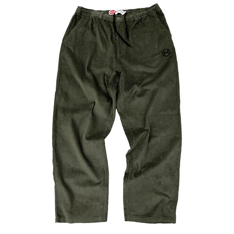 STAMPED CORD PANT