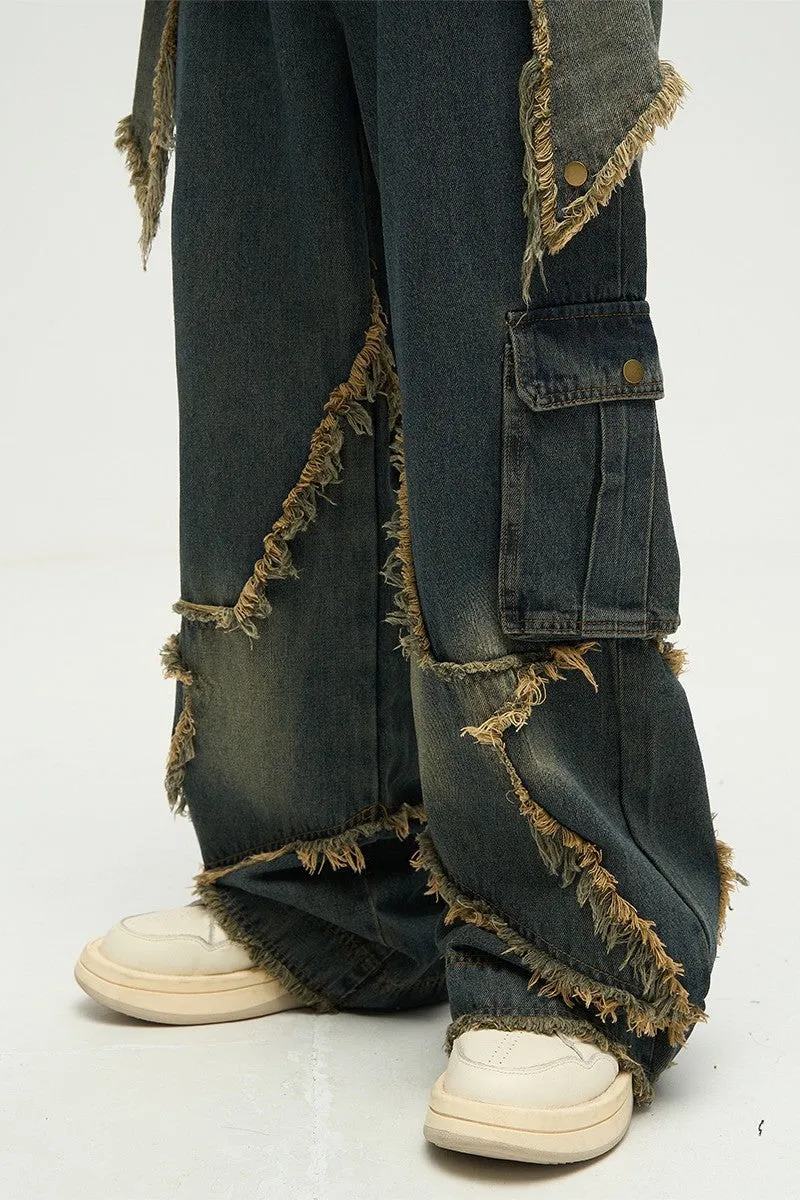 Star Embroidered Jeans