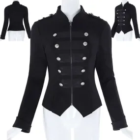 Steampunk Emo MCR Punk Gothic Military Jacket | [Custom] | Kilt and Jacks