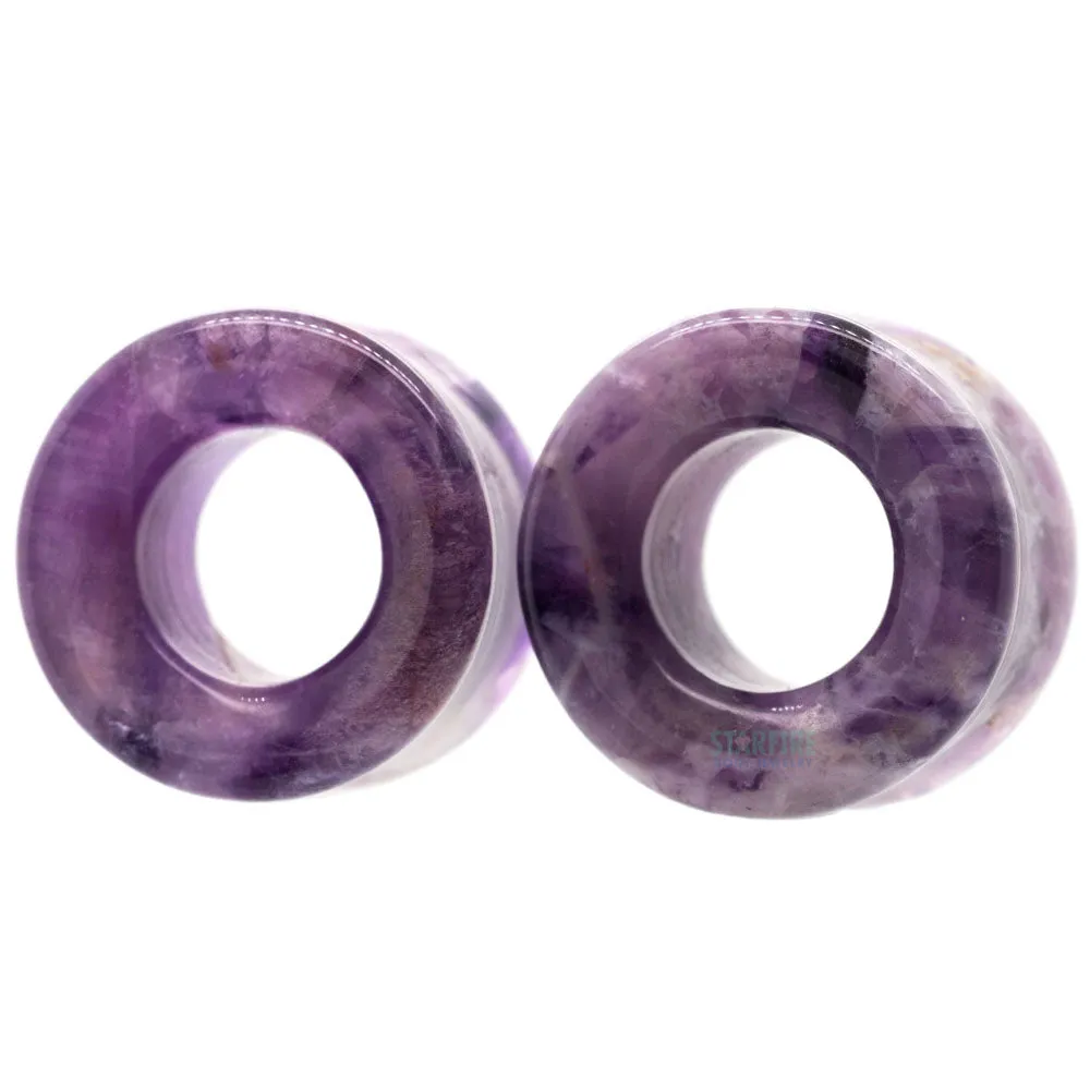 Stone Double Flare Eyelets - Amethyst