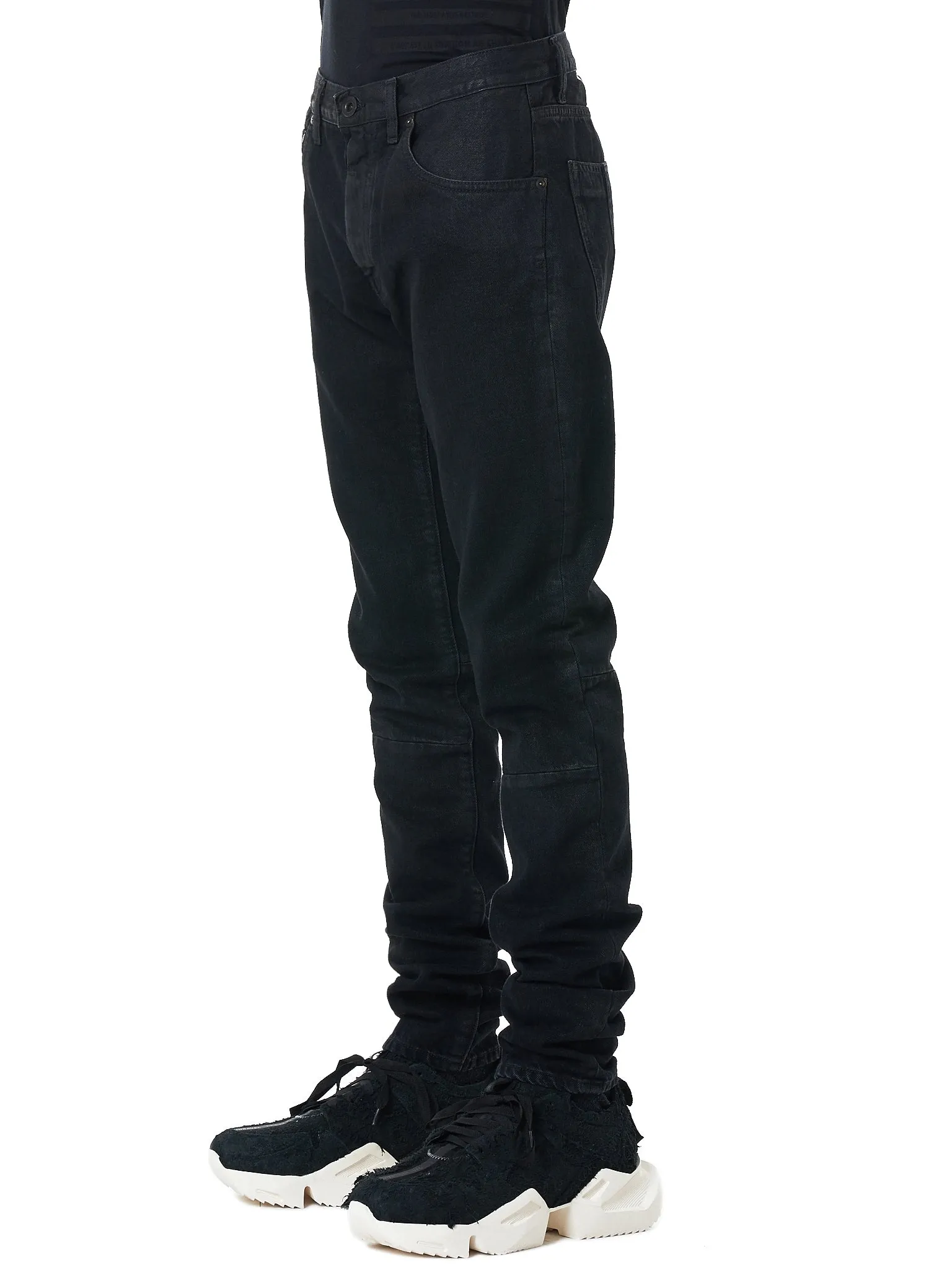 Stonewashed Denim Pant (UMYA003F18230012-BLACK)