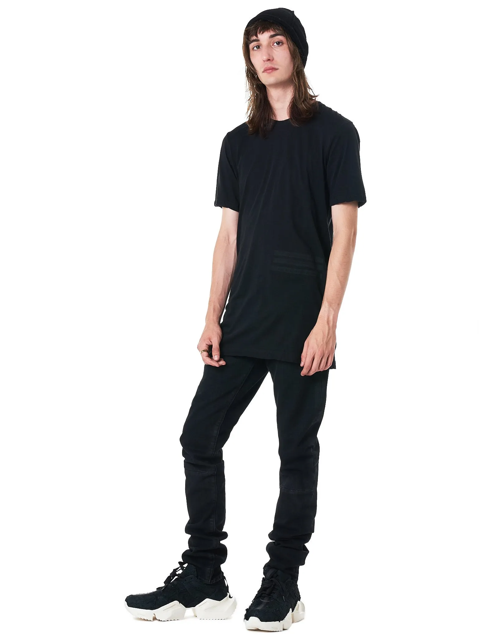 Stonewashed Denim Pant (UMYA003F18230012-BLACK)