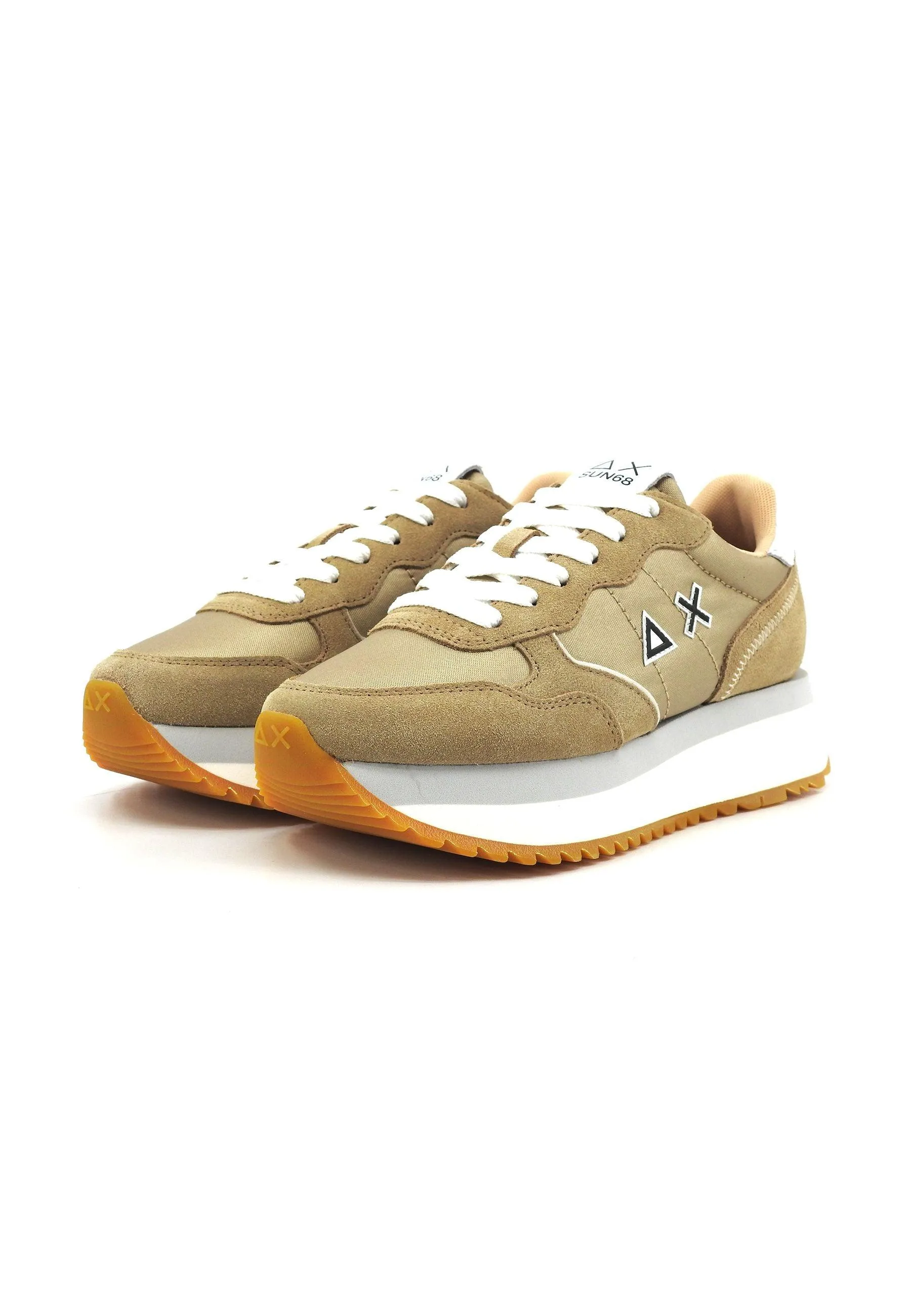 SUN68 Big Bright Sneaker Donna Oro Z34208