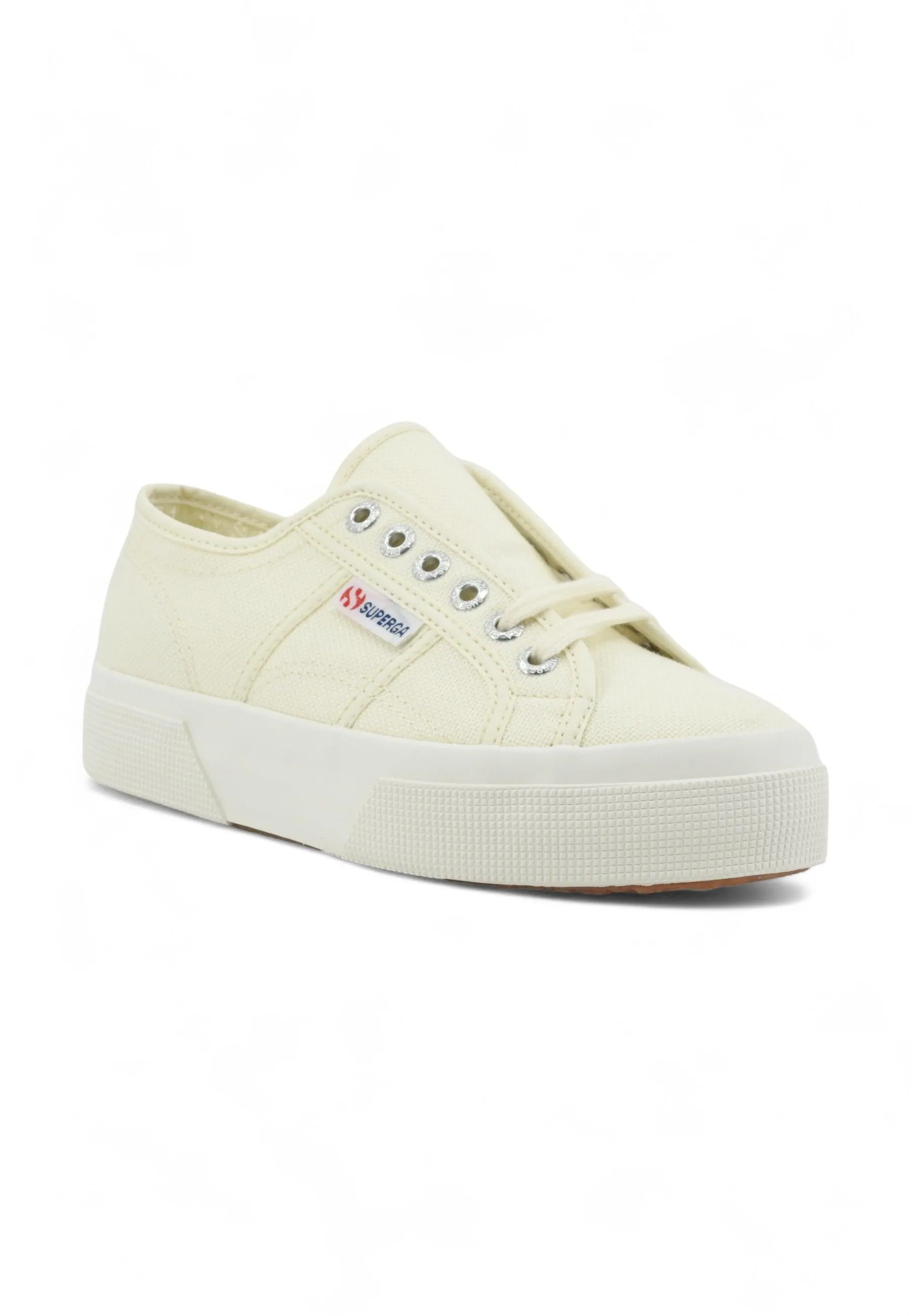 SUPERGA 2740 Platform Sneaker Donna Beige Natural Avorio S21384W