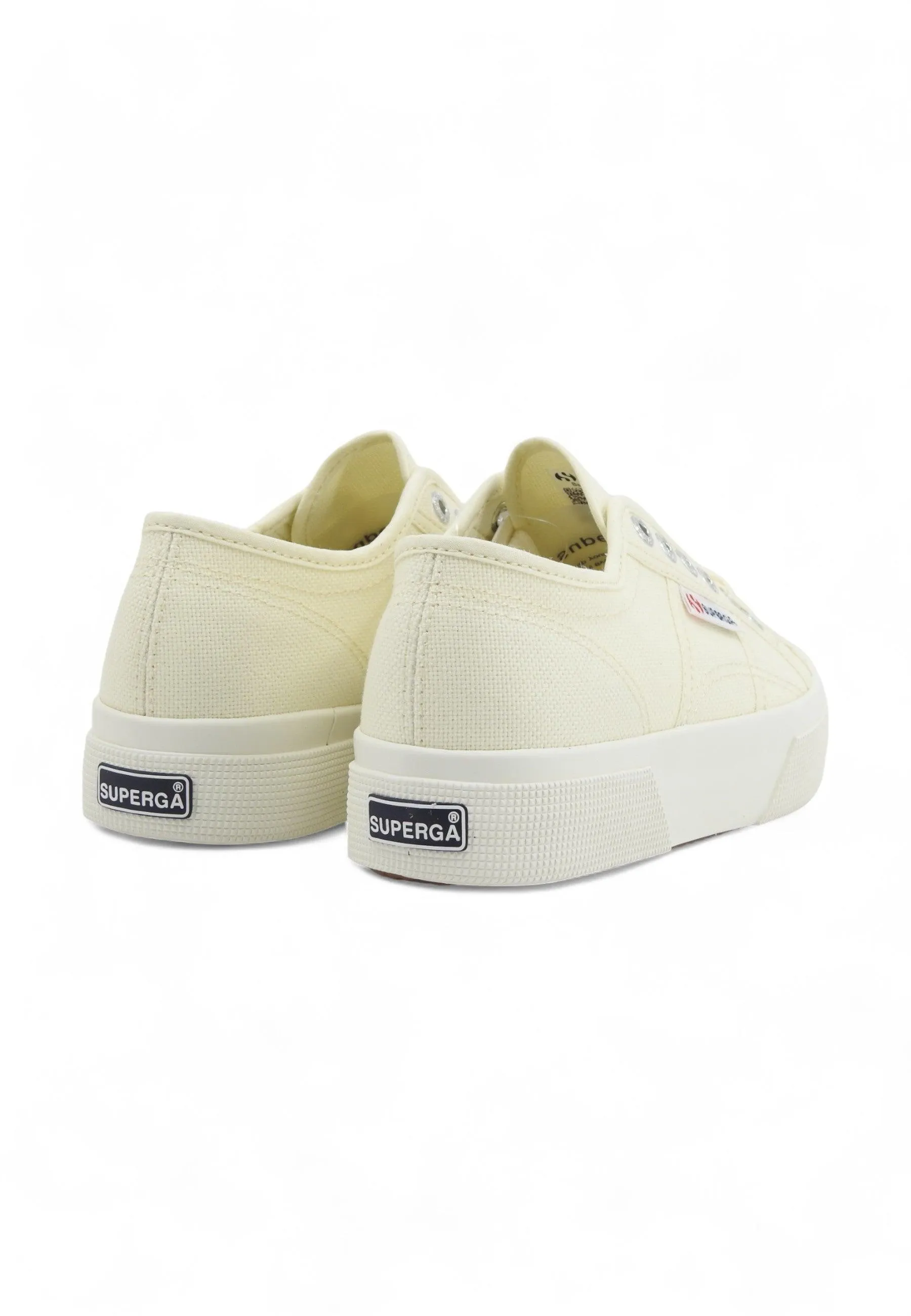 SUPERGA 2740 Platform Sneaker Donna Beige Natural Avorio S21384W