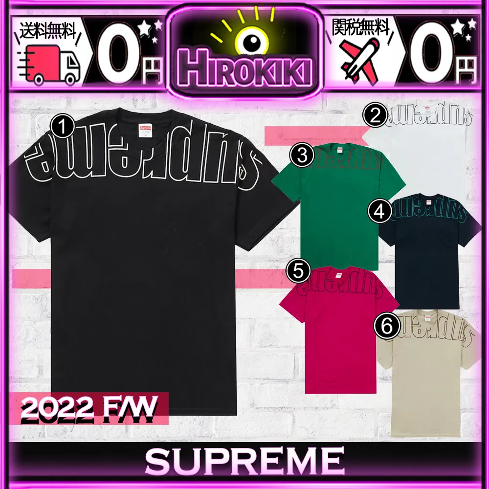 Supreme  |Unisex Street Style Collaboration Logo Skater Style T-Shirts