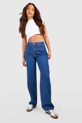 Tall High Rise Mid Blue Boyfriend Jeans