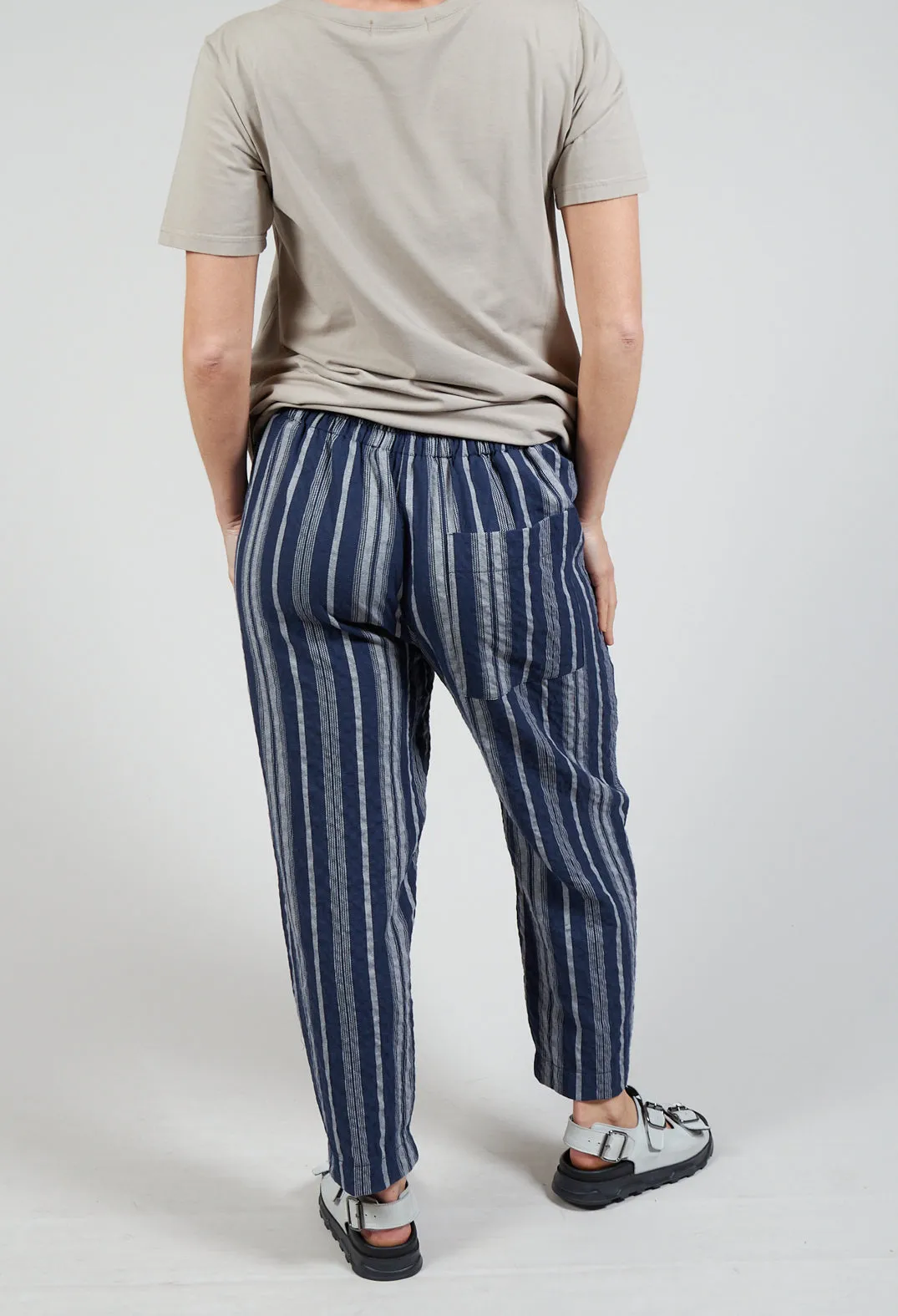 Terra S Trousers In Blu Stripe