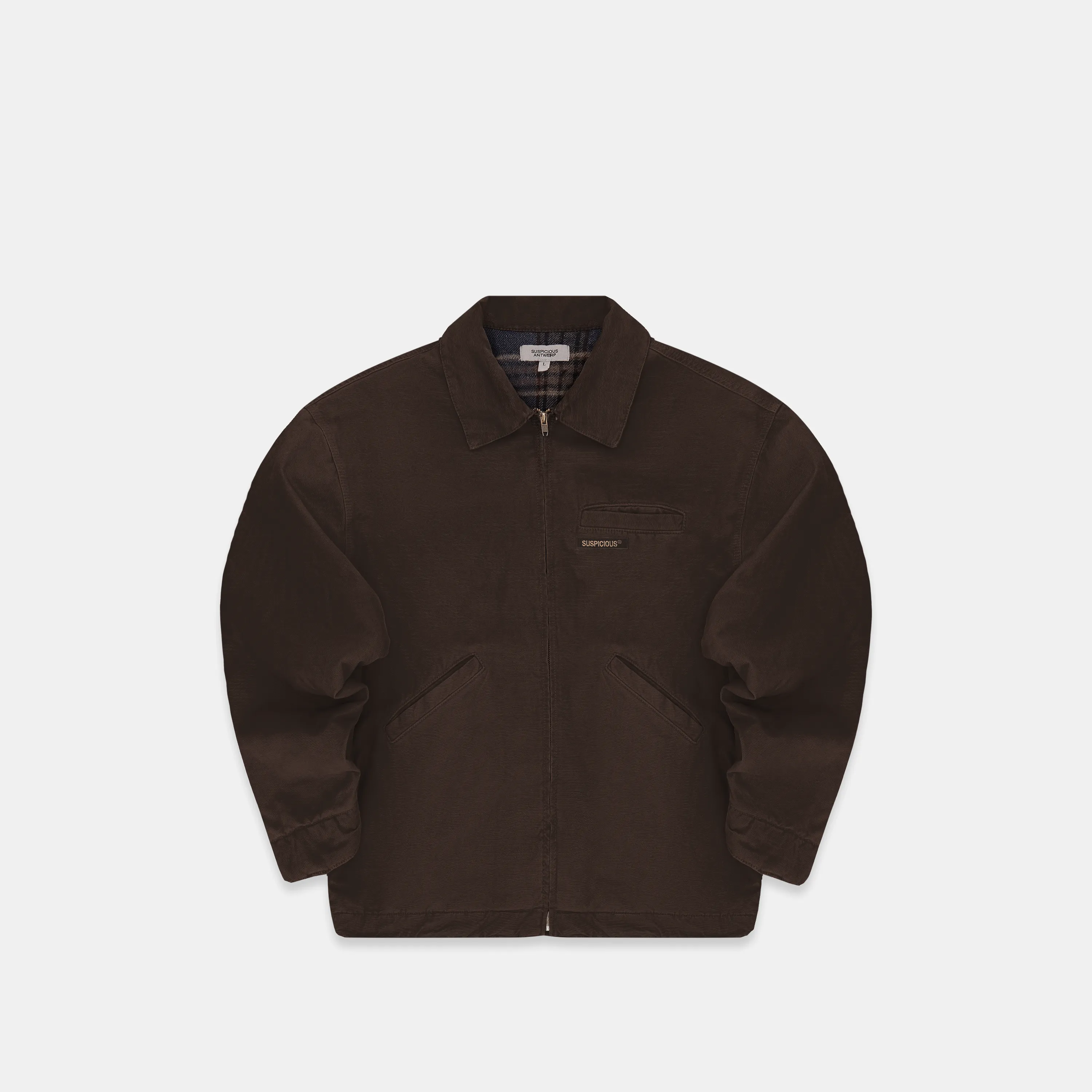 The Smiley Workwear Jacket - Brown