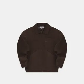 The Smiley Workwear Jacket - Brown