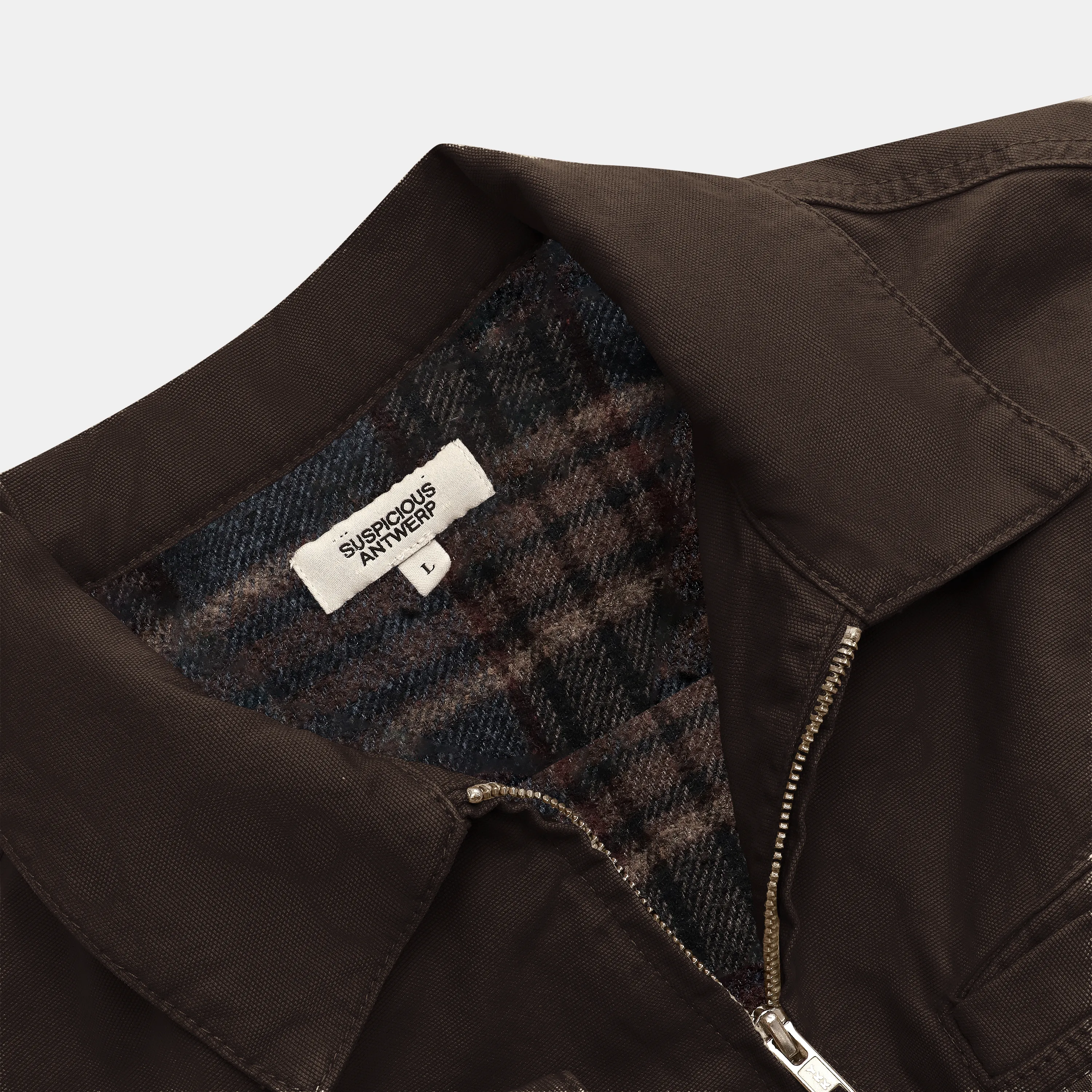 The Smiley Workwear Jacket - Brown