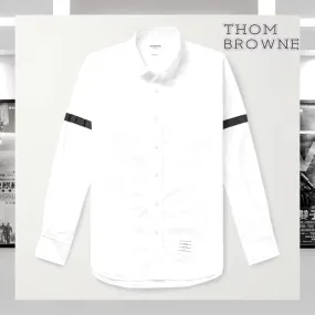 THOM BROWNE  |Plain Cotton Bridal Logo Designers Shirts