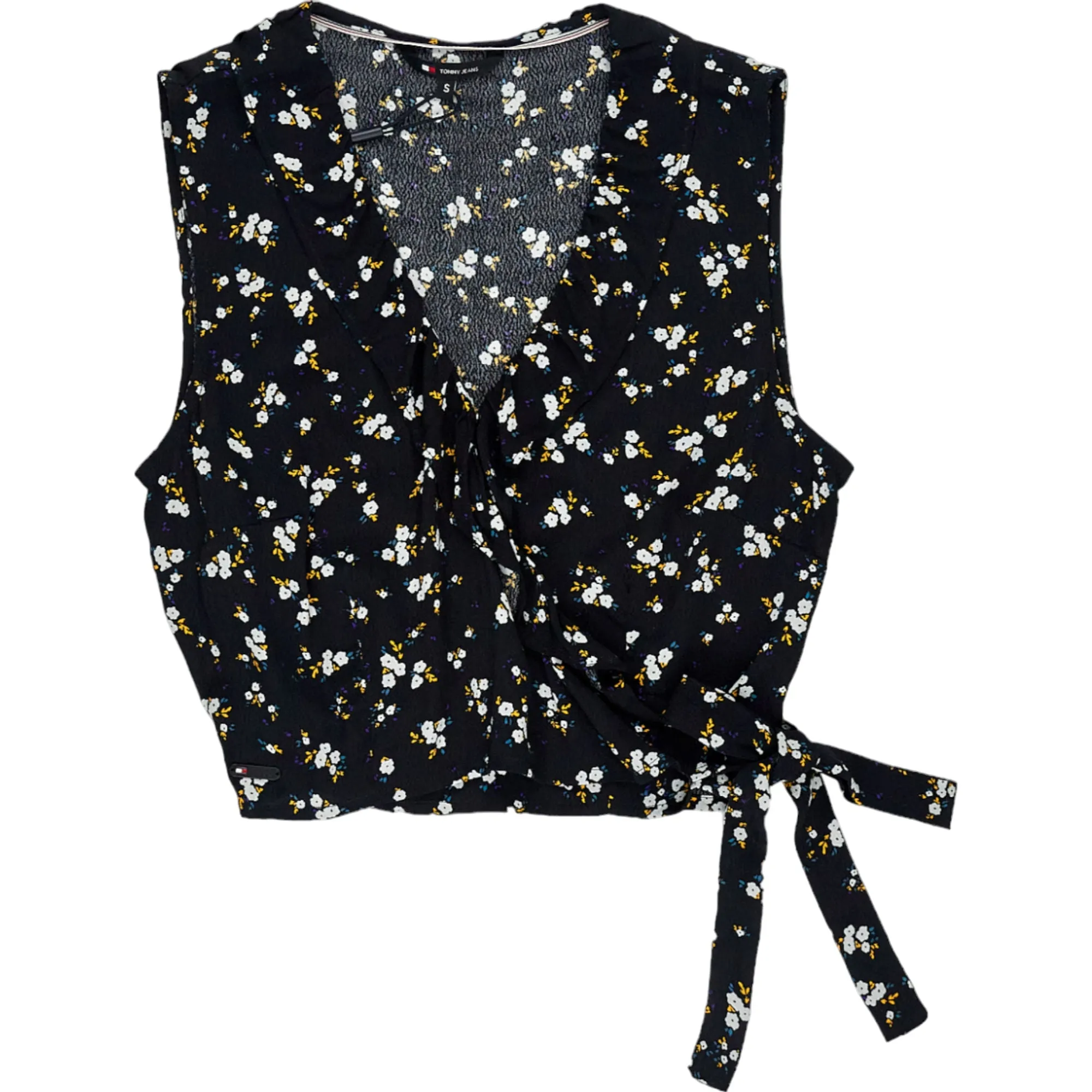 Tommy Jeans Black Spring Floral Top