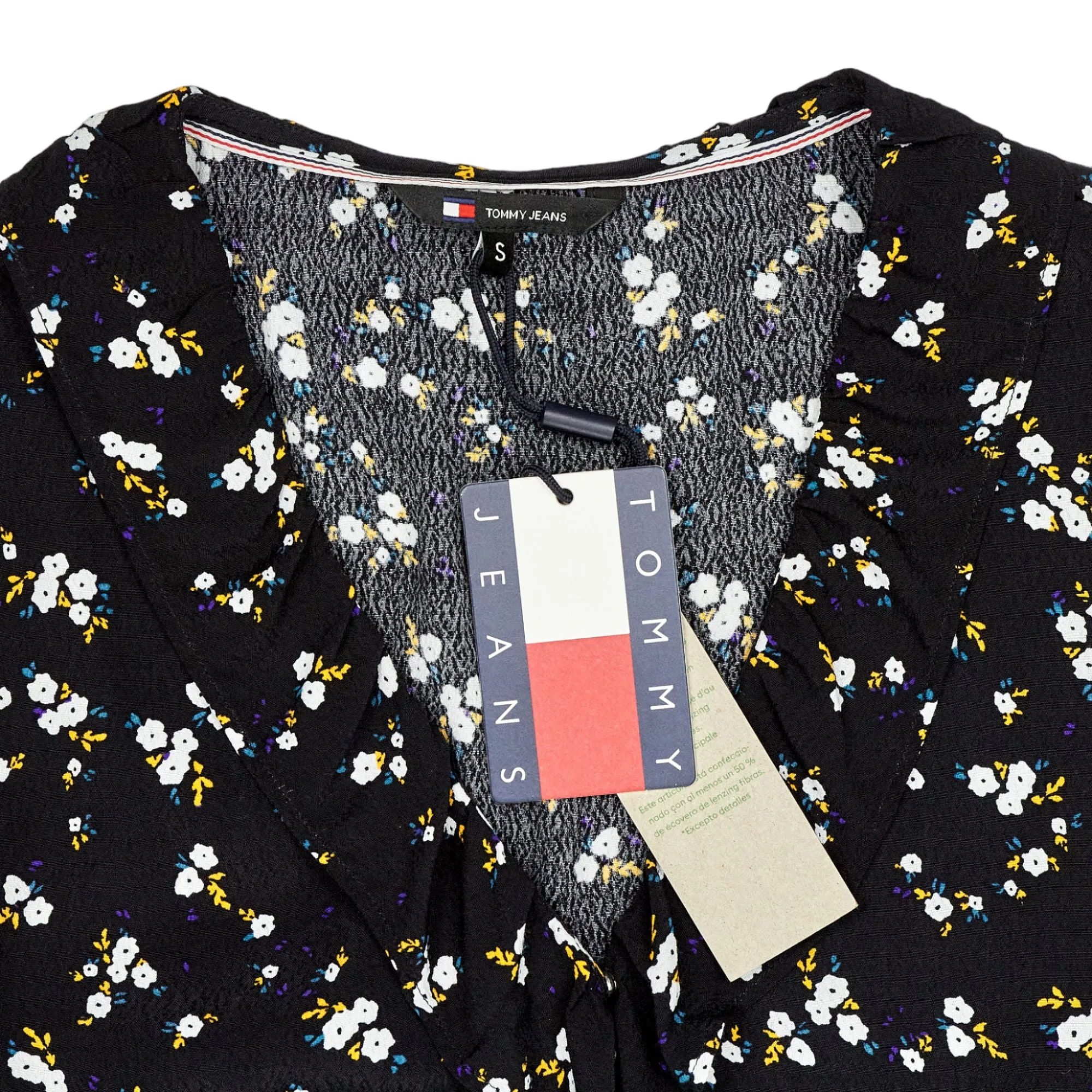 Tommy Jeans Black Spring Floral Top