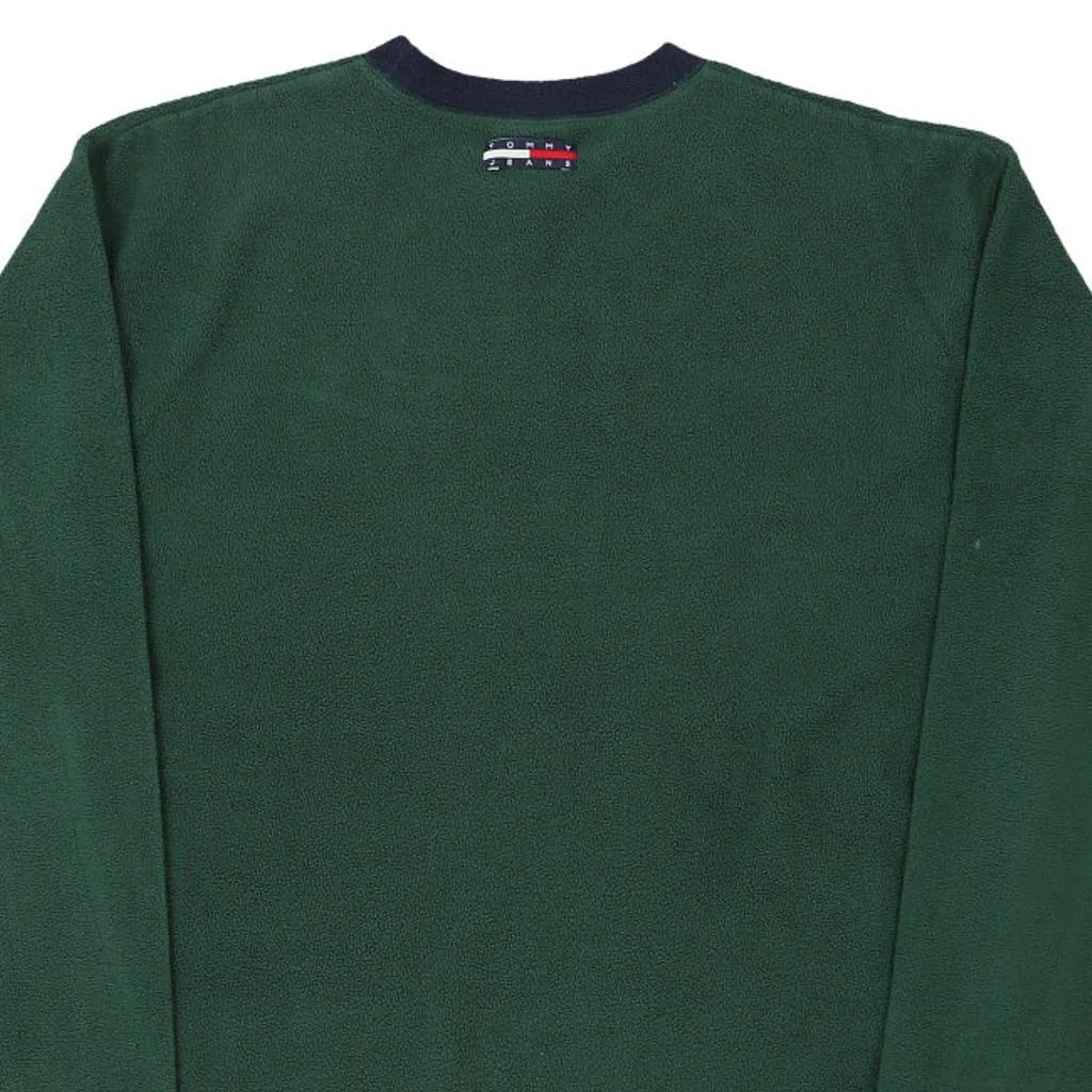 Tommy Jeans Fleece - Small Green Polyester